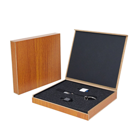 Wooden Flip-Top Box
